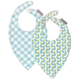 JJ Cole 2-pack Bandana Bibs Adjustable Snap Fit NEW